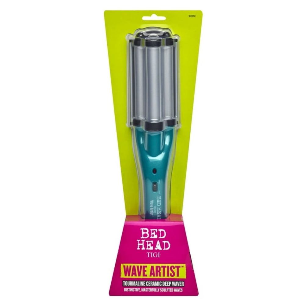 Bed Head Tourmaline + Ceramic 1 inch Deep Hair Waver, Turquoise